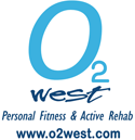 o2 west personal fitness studio logo